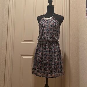 Country summer dress, adorned with attached accessory.  Size small.